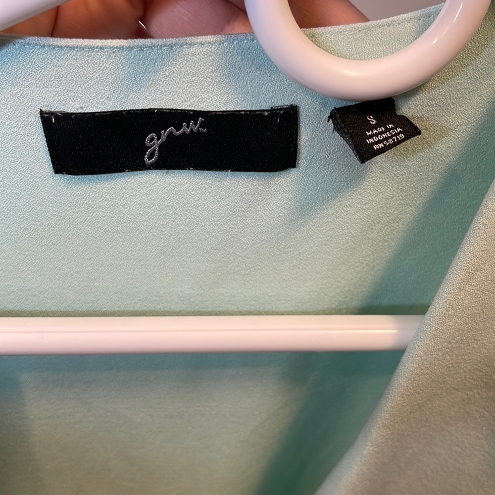 GNW Open Drape Front Sleeveless Cardigan Coat Small - Picture 2 of 6